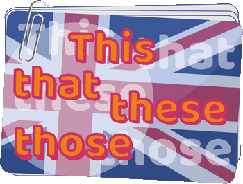 This, That, These, Those - Demonstrative pronouns - 'this', 'that', 'these', 'those' - Gramatyka języka angielskiego dla klas 4-6