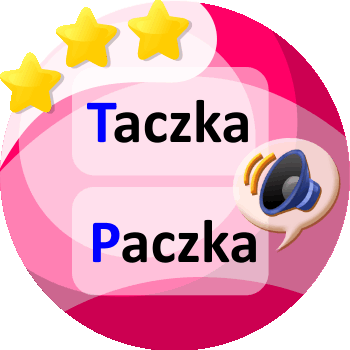 Poziom 3 - Taczka i paczka - Podobne słowa i audio